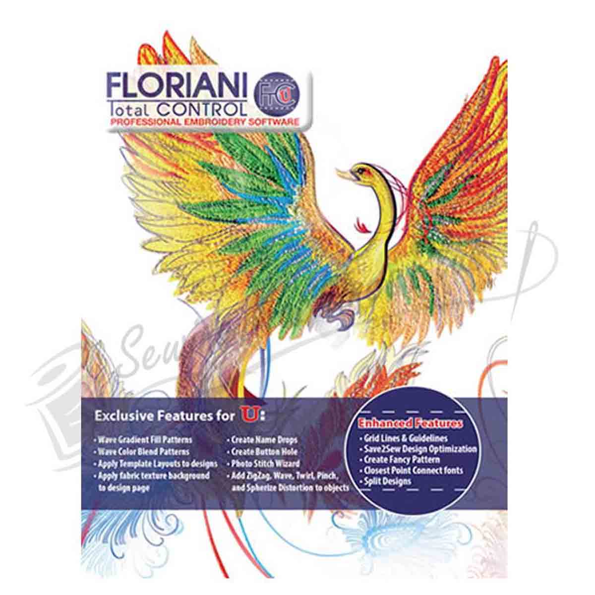 Floriani Total Control U Software at Cheap Price on Fastestkey.com, Get the Best Deals on Embroidery Designs and Save your Money.