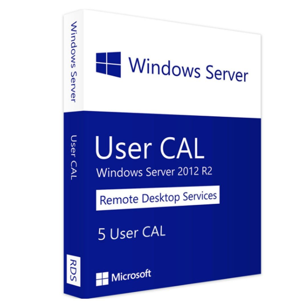 Microsoft Windows Server 2012 Remote Desktop Services 5 User Cal