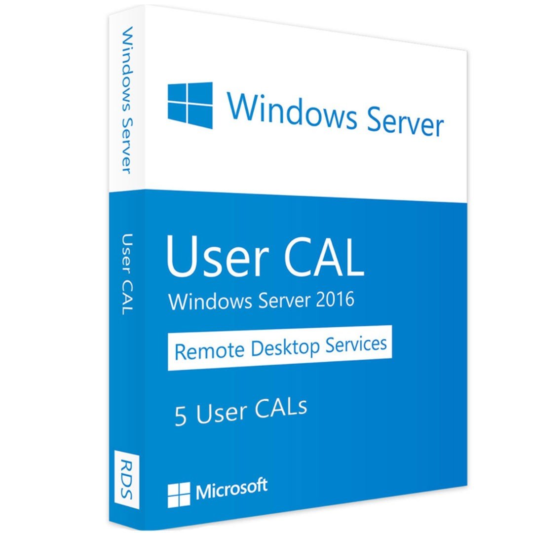 Windows Server 2016 Remote Desktop Services 5 User Cal