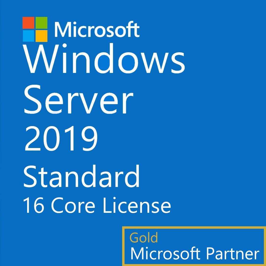 Windows Server 2019 Standard 16 core license