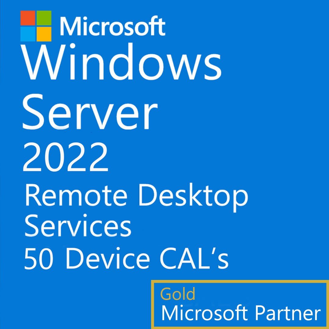 Windows Server 2022 Remote Desktop Services 50 Device CAL