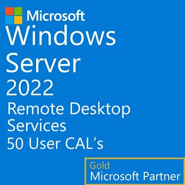 windows server 2022 remote desktop services 50 user cal