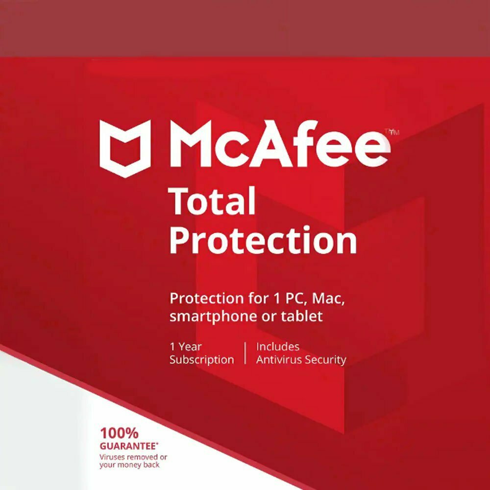 Buy McAfee Total Protection 2023 1 Device 1 Year for Windows, Mac, & Android for the Best Price at Fastestkey.com, 100% Genuine. Guaranteed Activation!