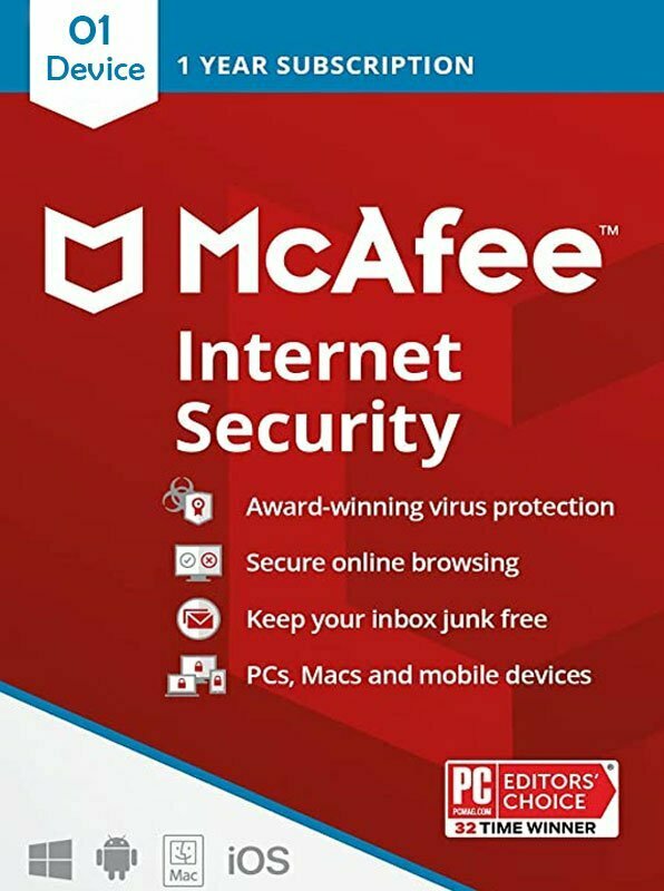 McAfee Internet Security license Key