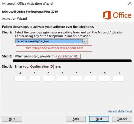 How to Activate Microsoft Office By Telephone