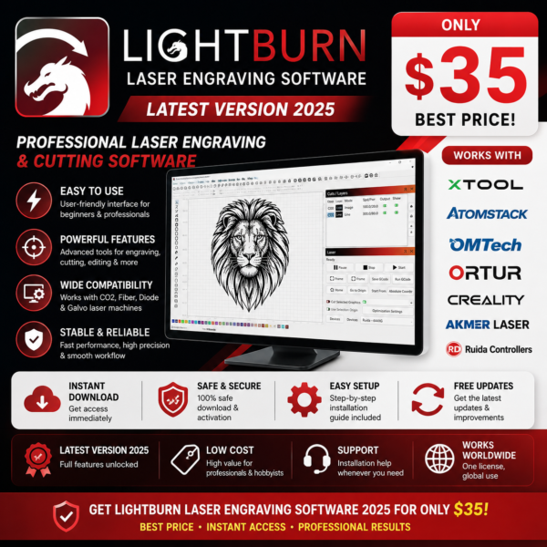 LightBurn Laser Engraving Software
