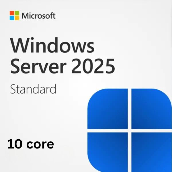 Microsoft Windows Server 2025 Standard 10 Core 2 Windows Server 2025 Standard 10 Core