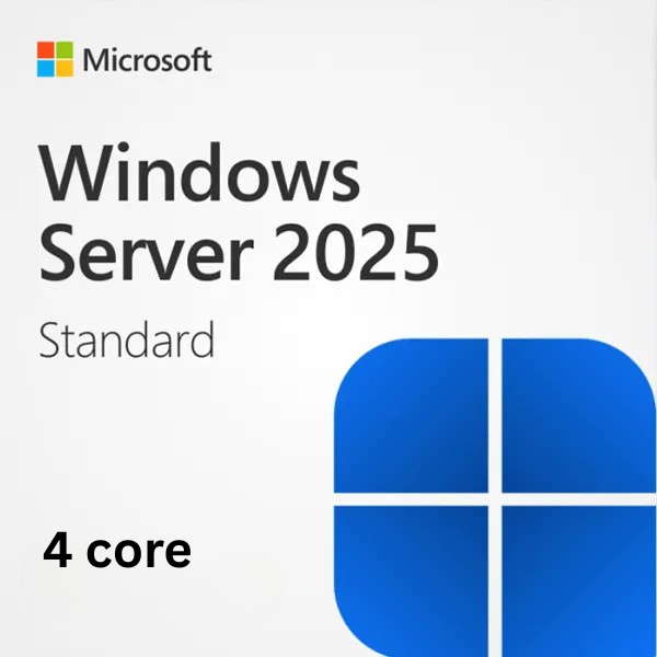 Windows Server 2025 Standard 4 Core